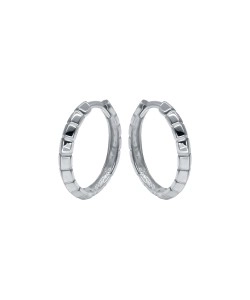 Silver Hoop Earring HO-2411